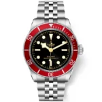 TUDOR Black Bay 41mm Black Dial & Red Bezel Five-Link Bracelet Watch M7941A1A0RU-0003