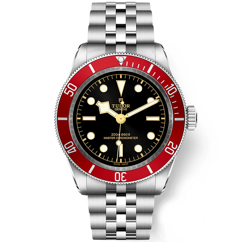 0099D2CE-1A22-1B99-E132-FCE8A221CFA3 TUDOR Black Bay 41mm Black Dial & Red Bezel Five-Link Bracelet Watch M7941A1A0RU-0003 - Image 1
