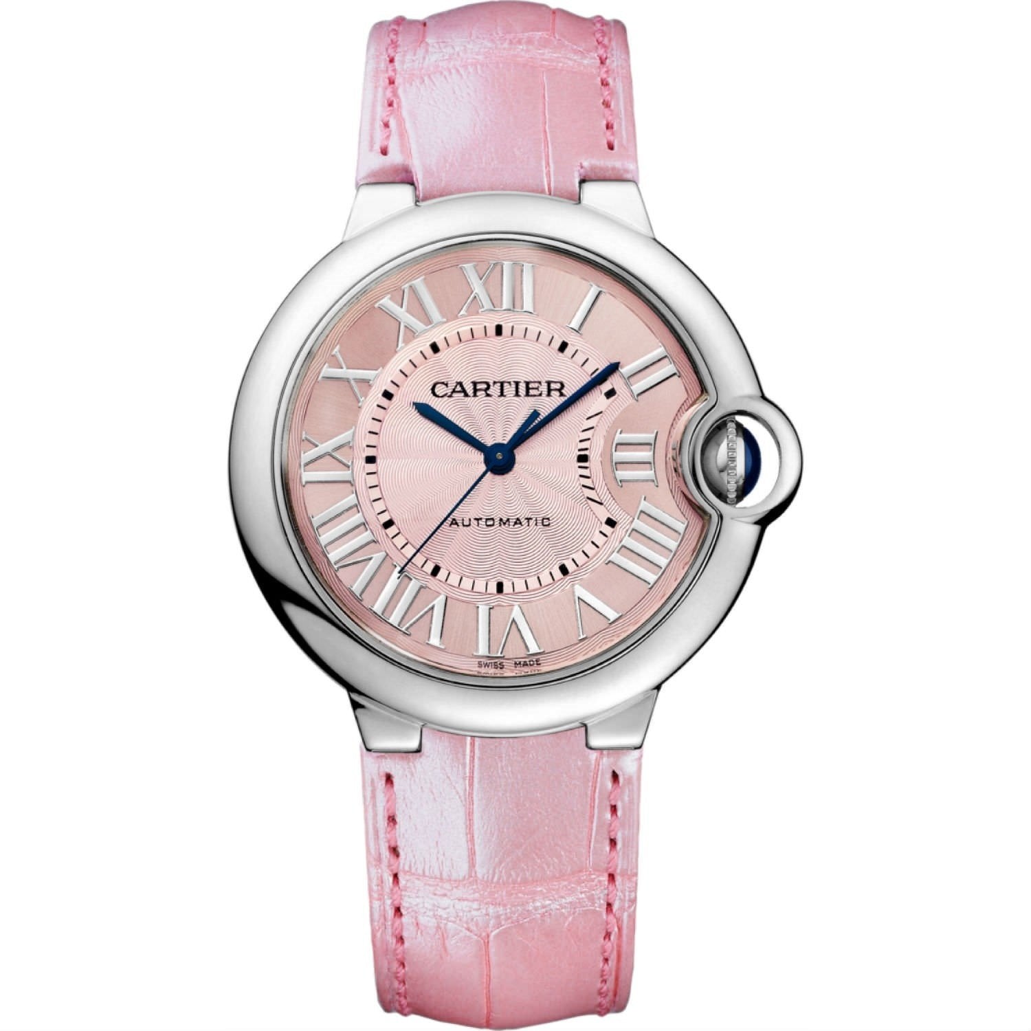 099D0262-031B-0246-77BB-E43DB9E91DBB Cartier Ballon Bleu Pink Dial 36mm - Image 1