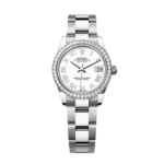 Rolex Datejust m278384RBR-0013/0014 White 31mm Dial Oyster Watch