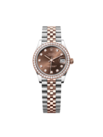 Rolex Datejust m278381-0027/0028 Chocolate Diamond 31mm Dial Diamond-Set Bezel and Oyster Bracelet Watch - Image 2