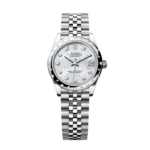 Rolex Datejust m278344-0005/0006 Mother-of-Pearl Dial 31mm Domed Diamond Oyster Watch