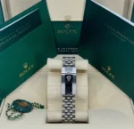 Rolex Datejust 41mm 126300 Blue Index Jubilee Stainless Steel Men’s Watch - Image 10