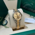 Rolex Datejust m278273-0013/0014 31mm Champagne Dial Stainless Steel and Yellow Gold Oyster Watch - Image 4