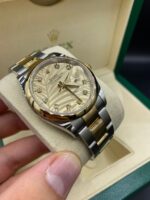 Rolex  Datejust 36mm 126203 Golden Palm Dial Domed Bezel Oyster Bracelet - Image 14