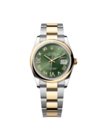 Rolex  Datejust 126203 Olive Green Dial 36mm Domed Bezel