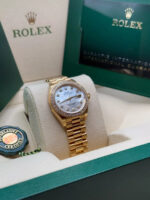 Rolex  Lady-Datejust 28mm 279138RBR White Mother-of-Pearl Dial President Bracelet Watch - Image 4
