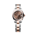 Rolex Lady-Datejust 28mm  279161 Chocolate Stick Dial, Two Tone Stainless Steel & 18K Rose Gold Oyster Bracelet Women's Watch