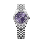Rolex Datejust m278384RBR-0029/0030 Aubergine 31mm Dial Jubilee Watch