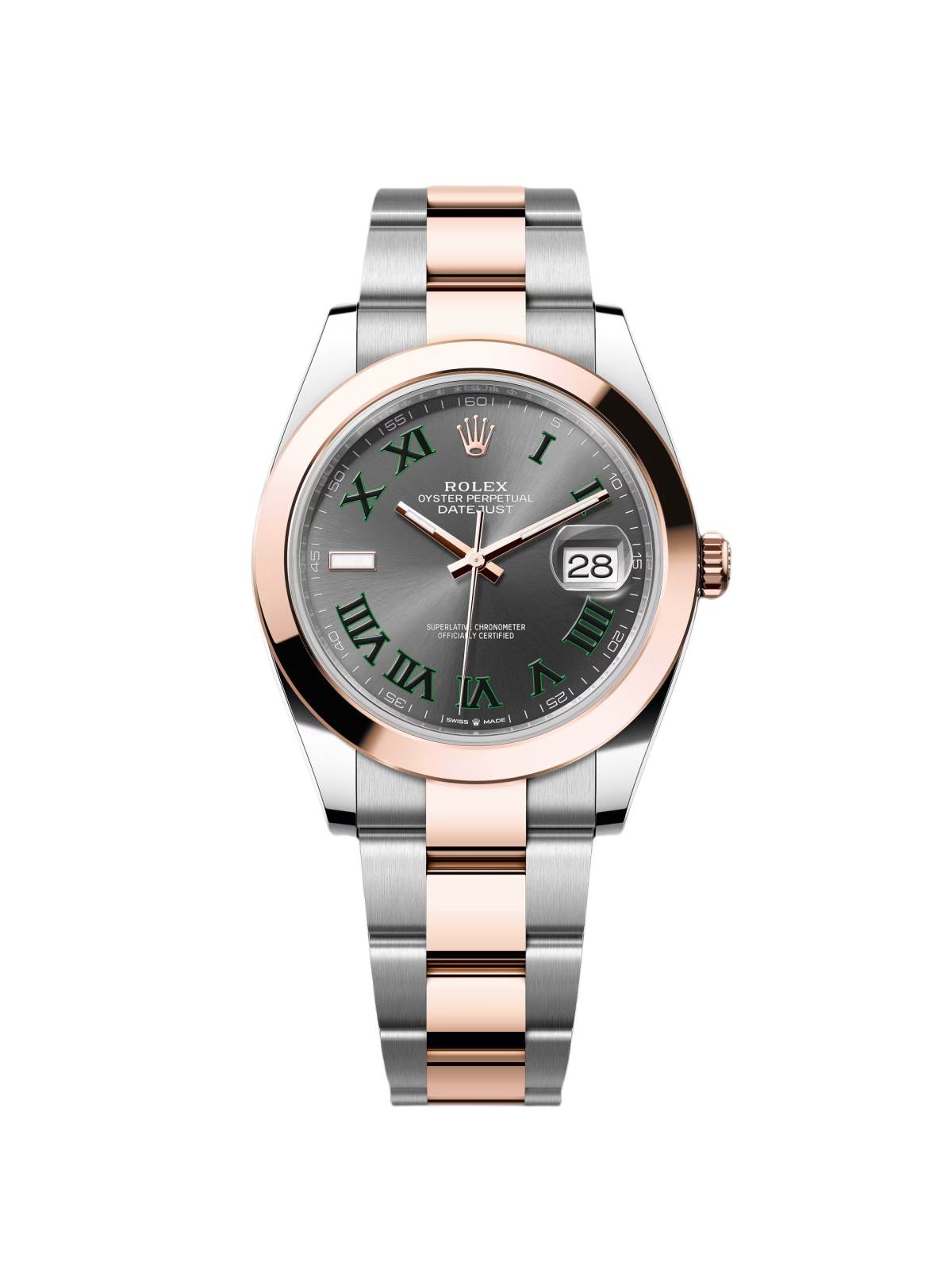 2965F42E-7376-A065-0FB2-05D209D9AAC8 Rolex Datejust 41mm 126301 Sundust Slate Roman Dial Oyster Bracelet - Image 1