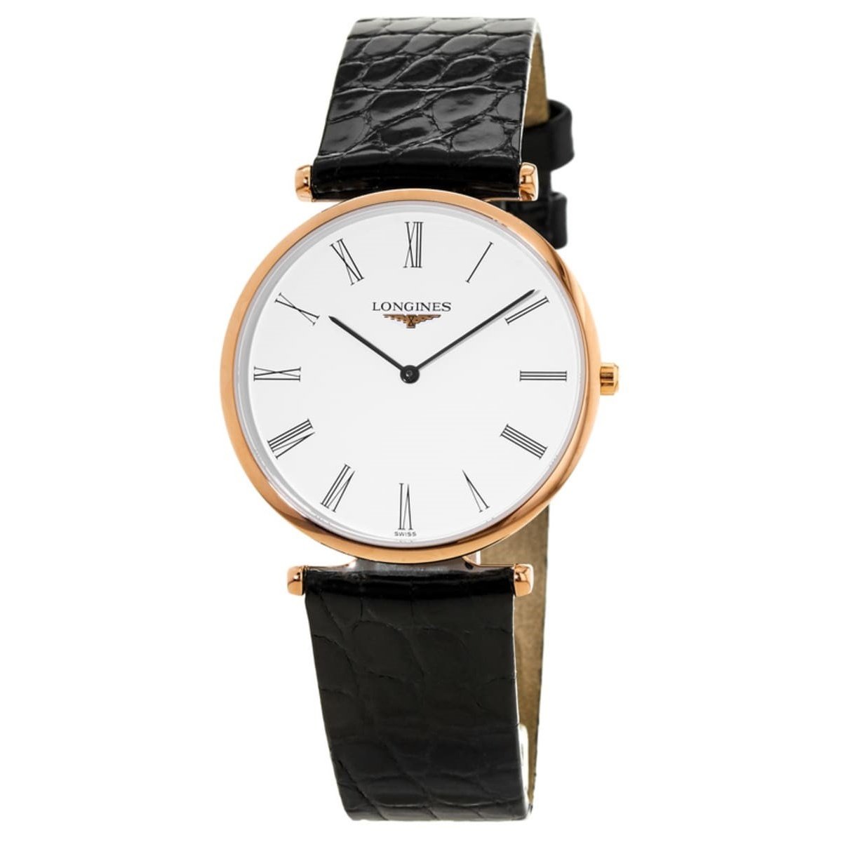 2AE079A1-D62C-F702-D166-5F4A6312C915 Longines Men's L47091912 La Grande Classique Black Leather Watch - Image 1