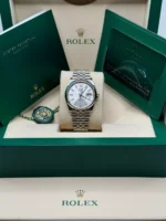 Rolex  Datejust 36mm 126200 Oyster Perpetual Silver Dial Jubilee Stainless Steel - Image 7