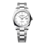 Rolex  Datejust 36mm 126200 Stainless Steel White Roman Dial Oyster