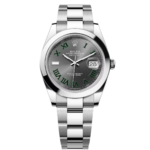 Rolex Datejust 41mm 126300 Slate Roman Oyster Stainless Steel Watch