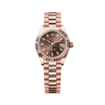 Rolex Lady-Datejust 28mm 279175 Chocolate Dial President Everose Gold