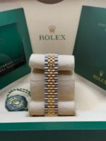 Rolex Datejust m278343-0001/0002 White Dial Yellow Rolesor Oyster Watch - Image 6