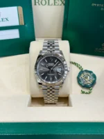 Rolex  Datejust 41mm 126334 Dark Rhodium Index Jubilee Stainless Steel - Image 3