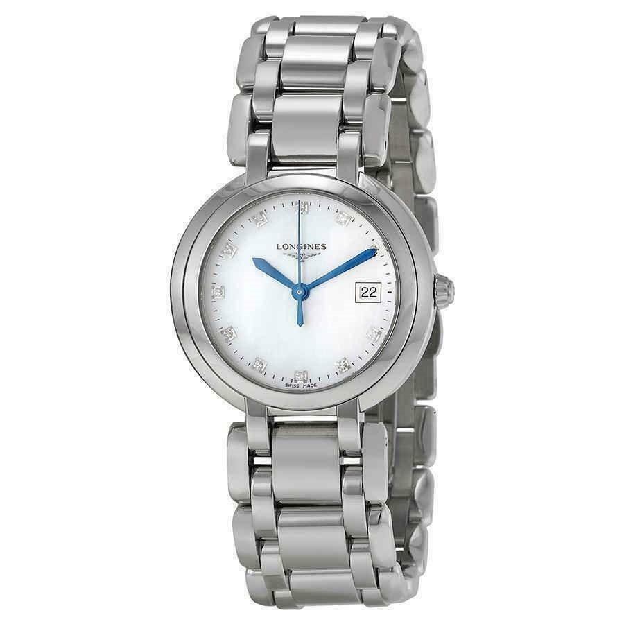 38784B29-7452-15C8-3F26-50B04EF418FD Longines Women's L81124876 PrimaLuna Stainless Steel Watch - Image 1