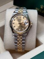 Rolex Datejust m278273-0025/0026 31mm Champagne Dial Stainless Steel and Yellow Gold Oyster Watch - Image 9