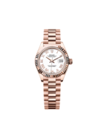 Rolex Lady-Datejust 28mm 279175 White Roman Dial President Rose Gold - Image 2