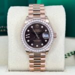 Rolex  Lady-Datejust 28mm 279135RBR Chocolate Diamond Dial Jubilee Bracelet - Image 3