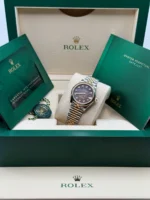 Rolex Datejust m278243-0023/0024 31mm Black Mother-of-Pearl Dial Yellow Rolesor Oyster Watch - Image 10