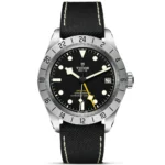 TUDOR Black Bay Pro 39mm Steel Automatic Hybrid Rubber Strap Watch M79470-0003