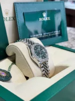 Rolex Datejust m278384RBR-0021/0022 Mint Green 31mm Dial Oyster Watch - Image 4