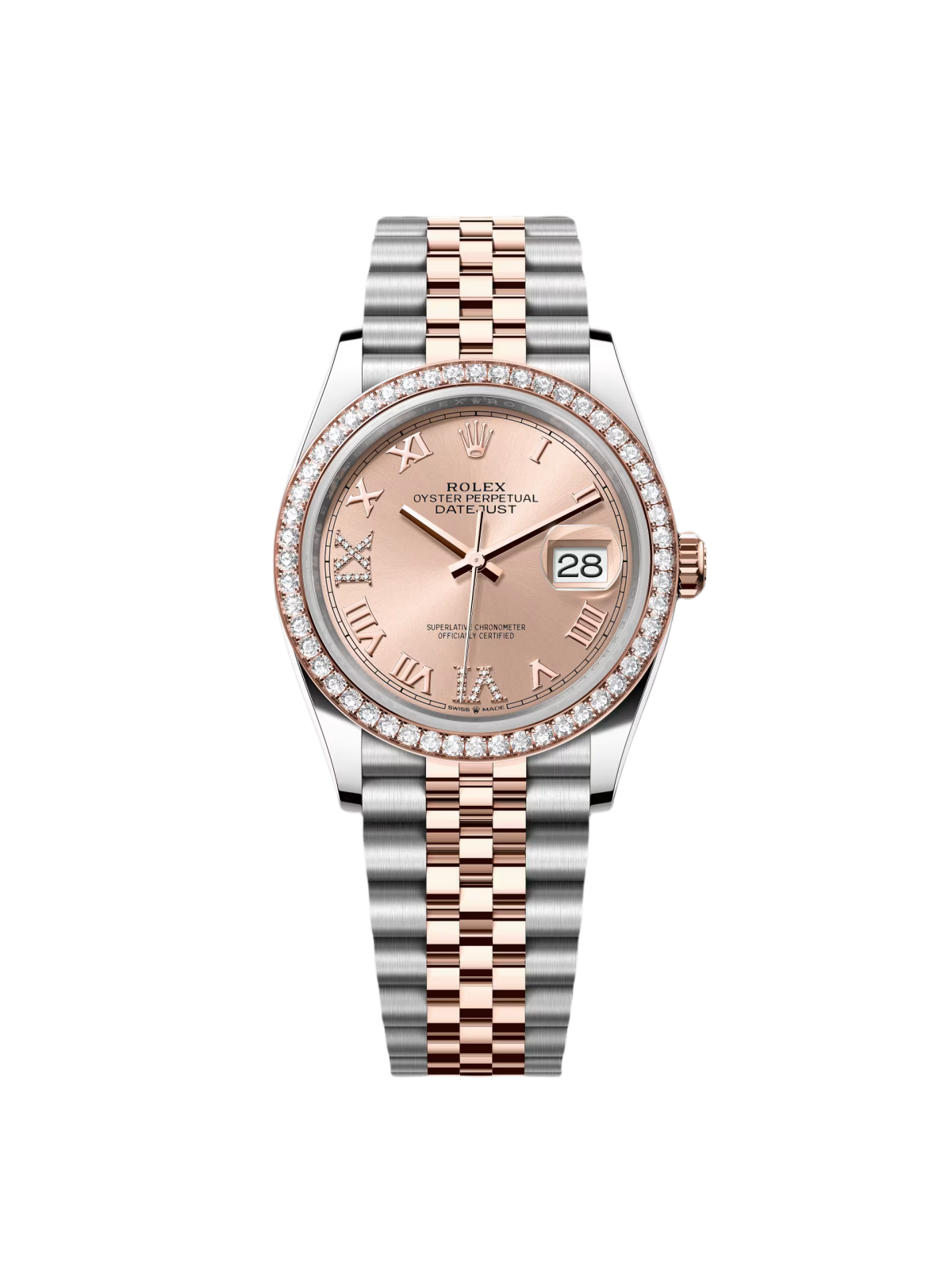 50036CE9-EE16-F86B-B9E0-046669EBE1A5 Rolex Datejust 36mm 126281 Rose Dial Oyster 36mm Bracelet - Image 1