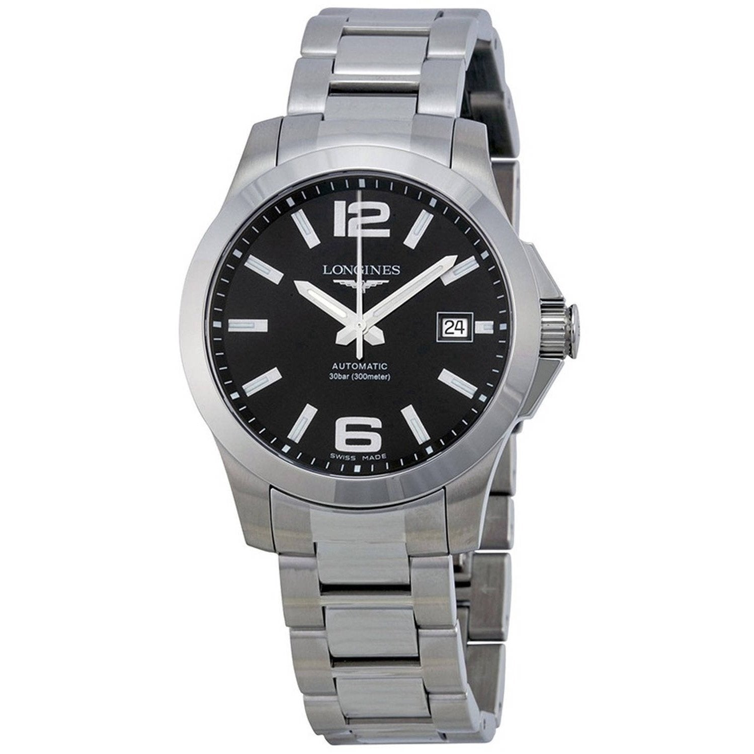 5027A313-A092-AD99-3183-B4A094DB1342 Longines Men's L36764586 Conquest Stainless Steel Watch - Image 1