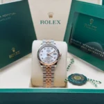 Rolex Datejust m278271-0015/0016 Silver 31mm Dial Oyster Bracelet Watch - Image 9