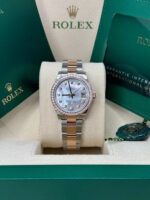 Rolex Datejust m278381-0025/0026 Mother-of-Pearl Diamond 31mm Dial Diamond-Set Bezel and Oyster Bracelet Watch - Image 3