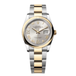 Rolex  Datejust 126203 Silver Roman Dial 36mm Domed Bezel