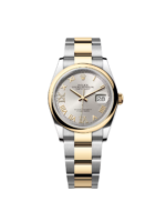 Rolex  Datejust 126203 Silver Roman Dial 36mm Domed Bezel