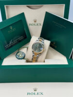 Rolex Datejust m278273-0015/0016 31mm Olive Green Dial Stainless Steel and Yellow Gold Oyster Watch - Image 7