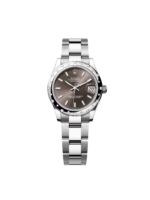 Rolex Datejust m278344 Dark Grey Dial 31mm Domed Diamond