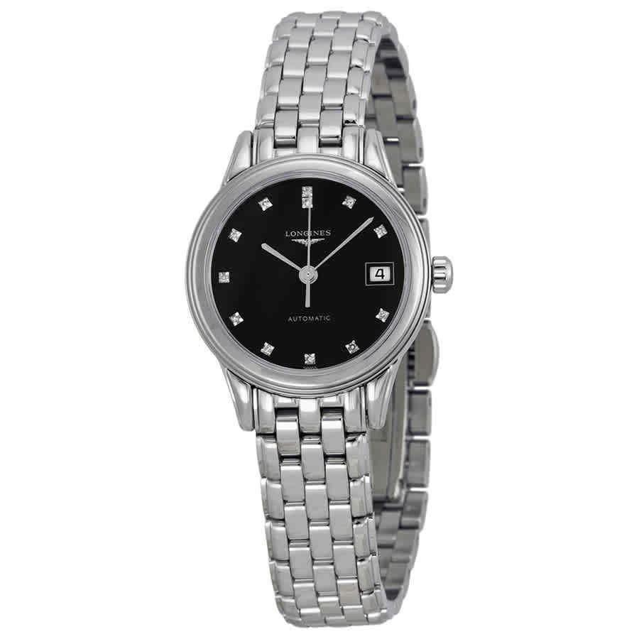 5B1757B9-432F-A627-E4F5-689B815285D6 Longines Women's L42744576 Flagship Stainless Steel Watch - Image 1