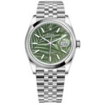 Rolex  Datejust 36mm 126200 Green Dial Watch