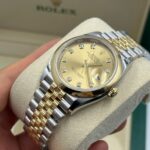 Rolex  Datejust 36mm 126203 Champagne Set with Diamonds Dial Domed Bezel Oyster Bracelet - Image 15