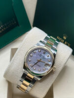 Rolex Datejust m278273-0027/0028 31mm White Mother-of-Pearl Dial Stainless Steel and Yellow Gold Oyster Watch - Image 8