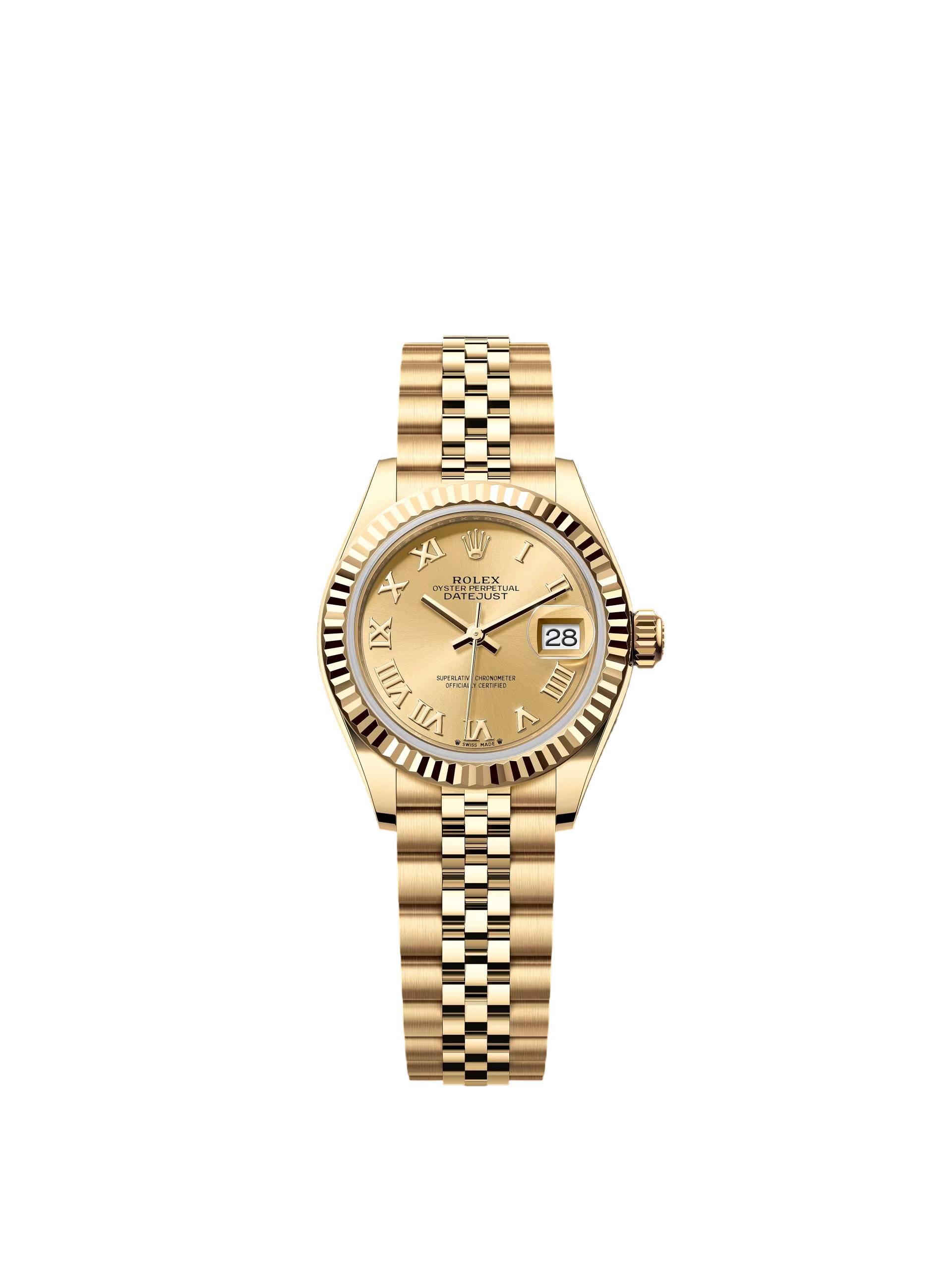 61420E16-9A30-A46C-69B6-901EBA03842D Rolex Lady-Datejust 28mm 279178 Champagne Roman Dial - Image 1