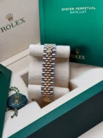 Rolex Datejust m278243-0023/0024 31mm Black Mother-of-Pearl Dial Yellow Rolesor Oyster Watch - Image 7
