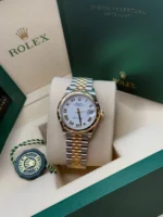 Rolex Datejust m278343-0001/0002 White Dial Yellow Rolesor Oyster Watch - Image 5