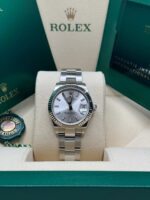 Rolex Datejust m278274-0011/0012 Silver Dial 31mm Fluted Bezel Oyster Bracelet - Image 3