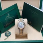 Rolex Datejust m278273-0027/0028 31mm White Mother-of-Pearl Dial Stainless Steel and Yellow Gold Oyster Watch - Image 10