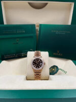 Rolex  Lady-Datejust 28mm 279135RBR Chocolate Dial Jubilee Bracelet - Image 11