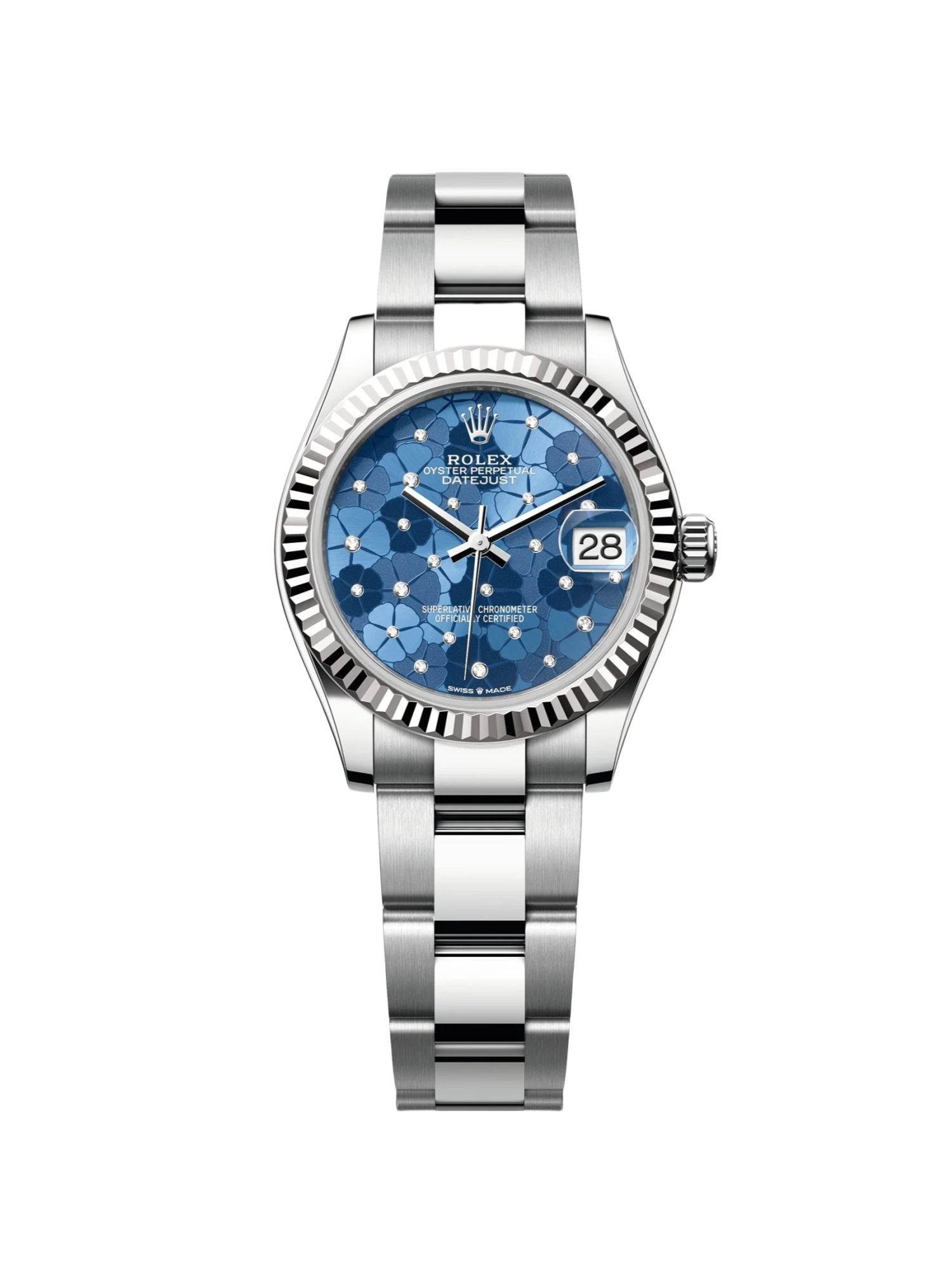 710D8C19-1253-2F60-0025-51C389FA68CF Rolex Datejust m278274-0035/0036 Azzurro Blue Dial Oyster Watch - Image 1