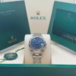 Rolex Datejust m278344-0035/0036 Bright Blue Dial 31mm Domed Diamond Oyster Watch - Image 3