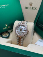 Rolex Datejust m278381-0025/0026 Mother-of-Pearl Diamond 31mm Dial Diamond-Set Bezel and Oyster Bracelet Watch - Image 13