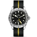 TUDOR Black Bay Pro 39mm Steel Automatic Fabric Strap Watch M79470-0002